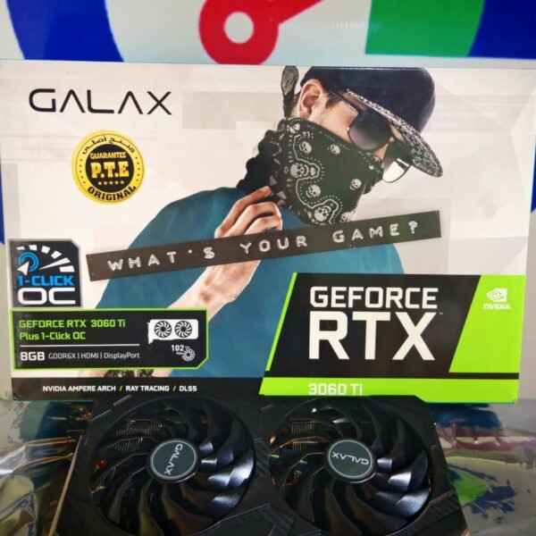 Graphic Card Nvidia Geforce Rtx 3060 ti 8gb Ddr6 Galax Plus 1-Click OC