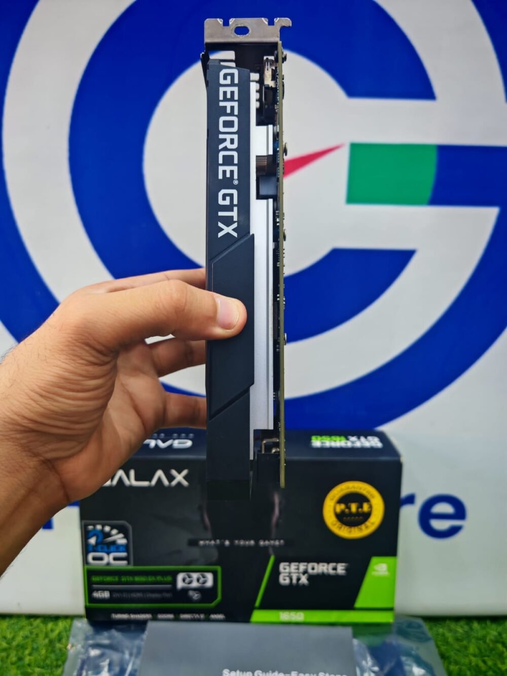Galax Nvidia Geforce GTX 1650 4GB GDDR6 EX Plus 1-Click OC Dual Fan Graphics Card With Original Box