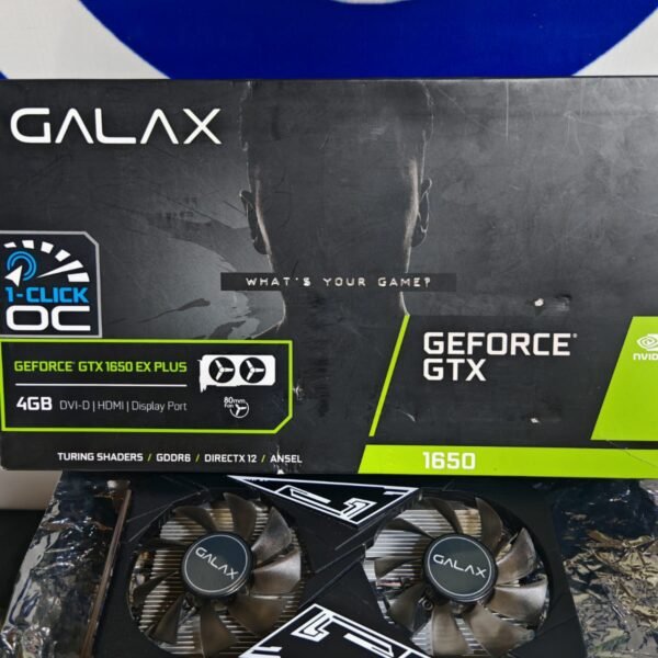 Graphic Card Nvidia Geforce Gtx 1650 4gb Ddr6 Galax Plus 1-Click OC