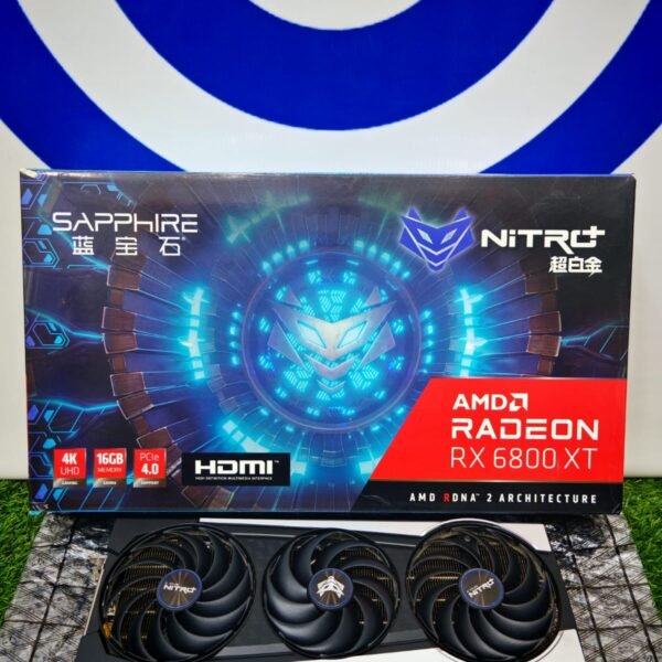 Graphic Card Amd Redeon Rx 6800 Xt 16gb Ddr6 Sapphire Nitro Plus
