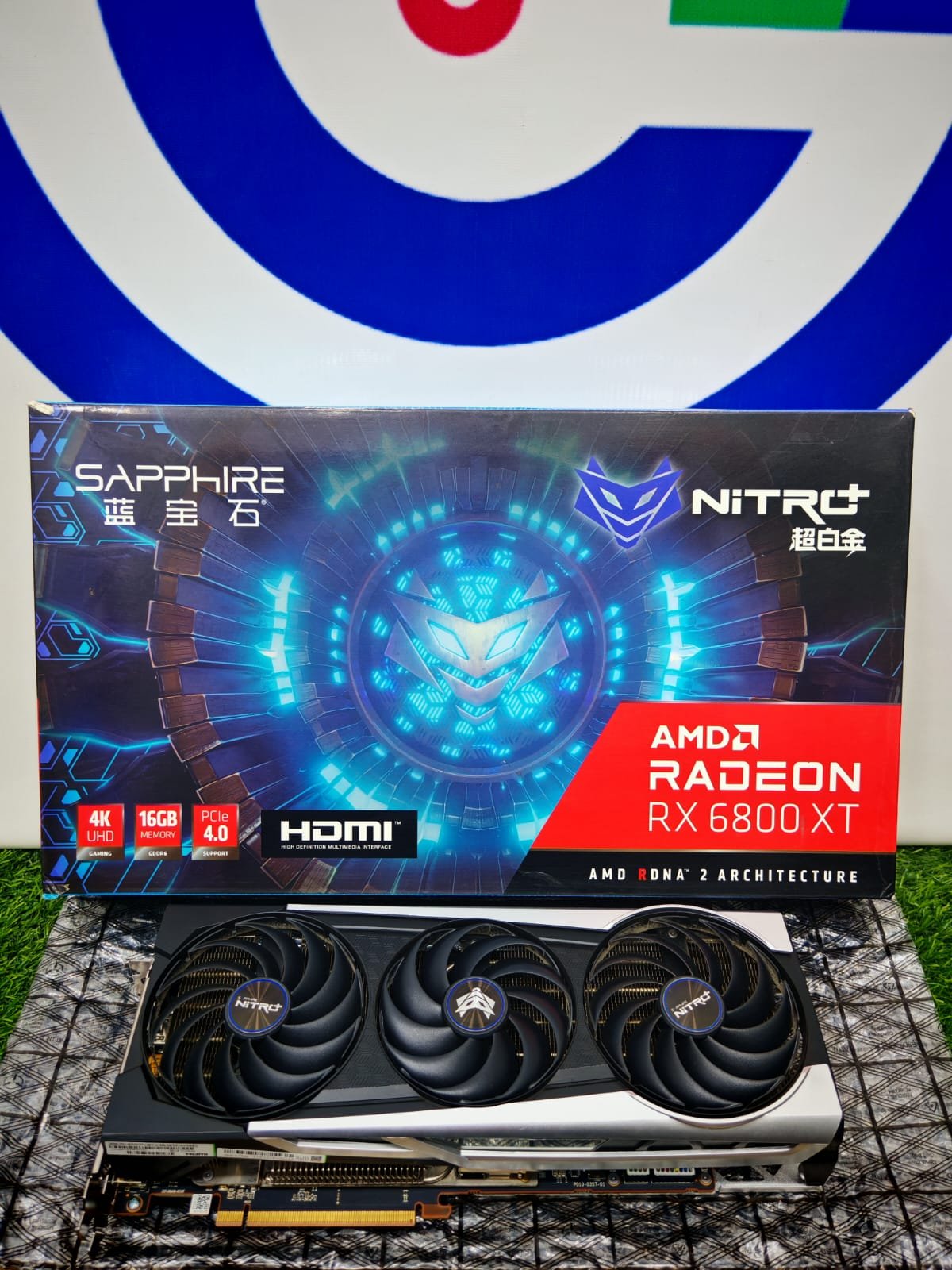 Graphic Card Amd Redeon Rx 6800 Xt 16gb Ddr6 Sapphire Nitro Plus