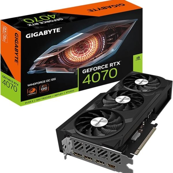 Graphic Card Nvidia Geforce Rtx 4070 12 gb DDR6X Gigabyte Gaming oc Edition