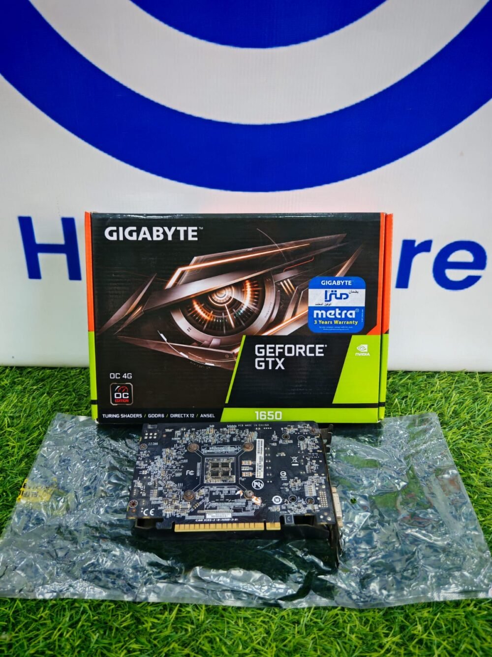 Gigabyte Nvidia Geforce GTX 1650 4GB GDDR6 OC Dual Fan Graphics Card Matte Black
