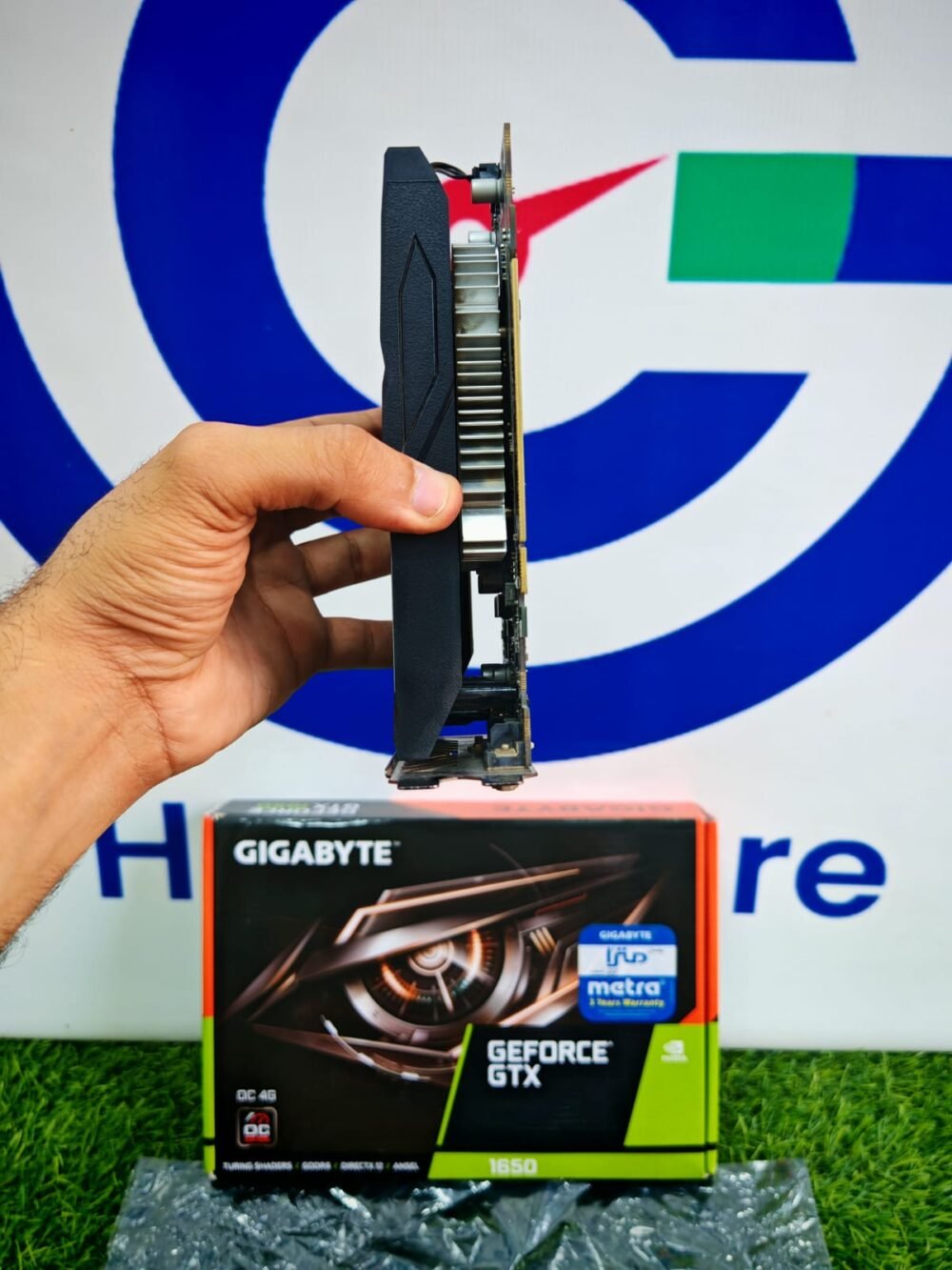 Gigabyte Nvidia Geforce GTX 1650 4GB GDDR6 OC Dual Fan Graphics Card Matte Black