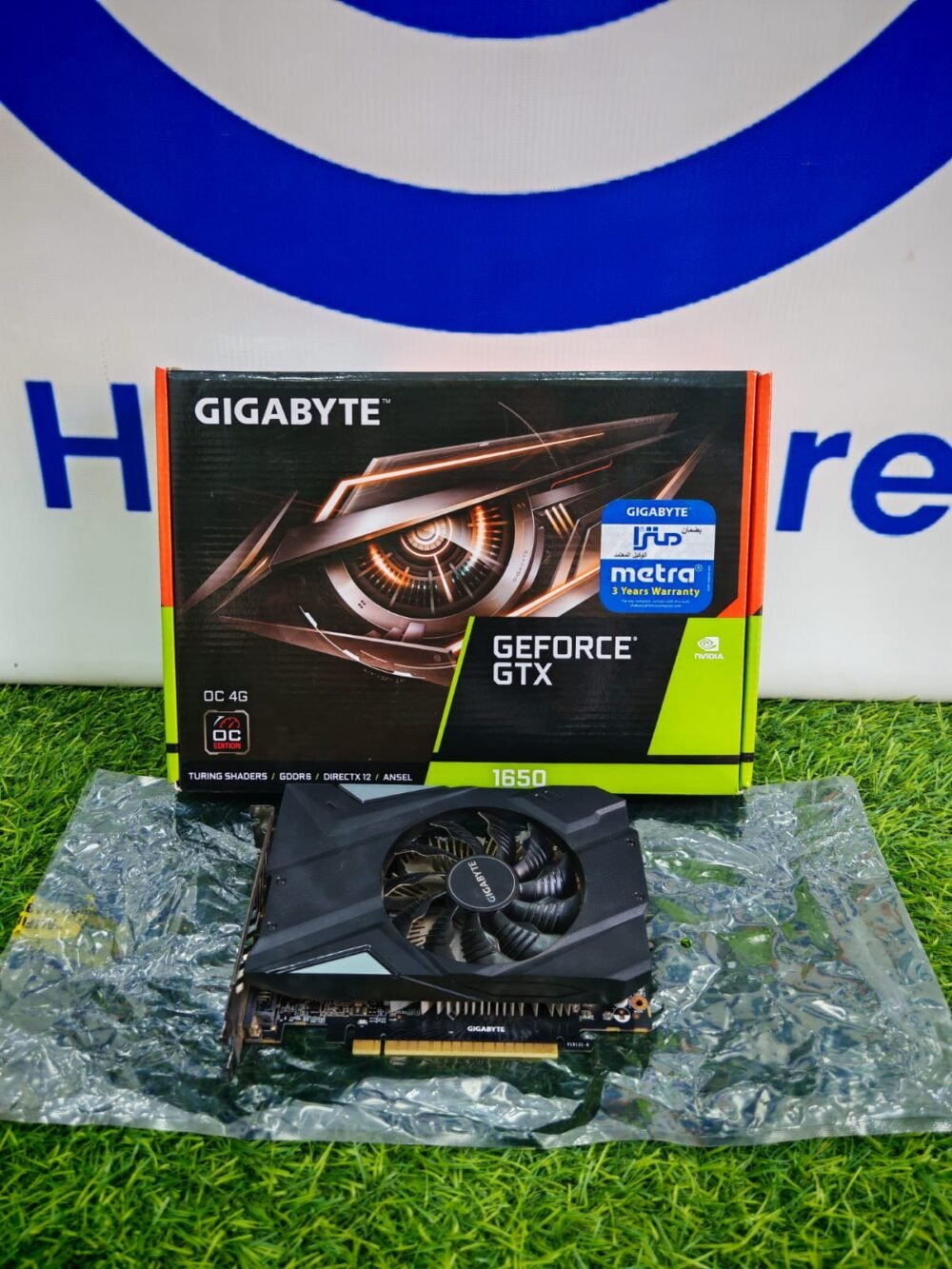 Gigabyte Nvidia Geforce GTX 1650 4GB GDDR6 OC Dual Fan Graphics Card Matte Black With Original Box