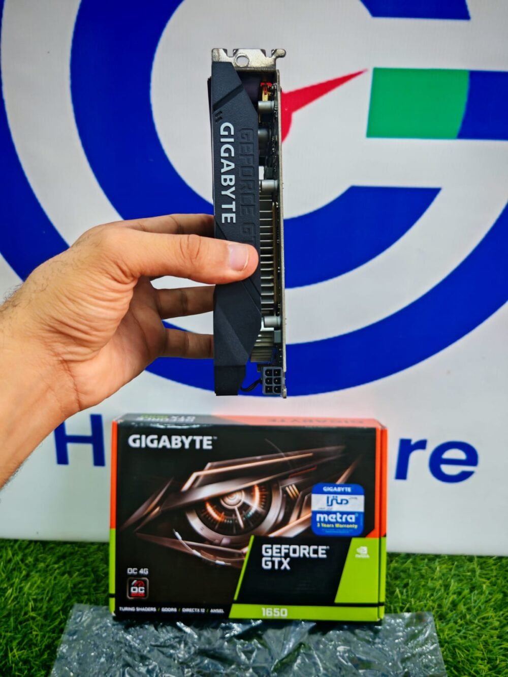 Gigabyte Nvidia Geforce GTX 1650 4GB GDDR6 OC Dual Fan Graphics Card Matte Black