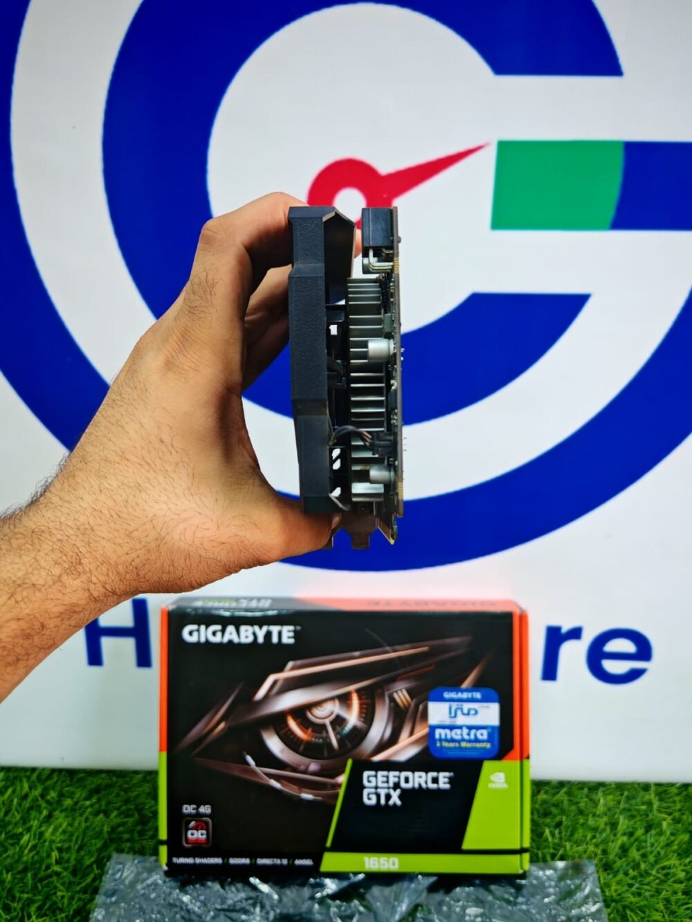 Gigabyte Nvidia Geforce GTX 1650 4GB GDDR6 OC Dual Fan Graphics Card Matte Black