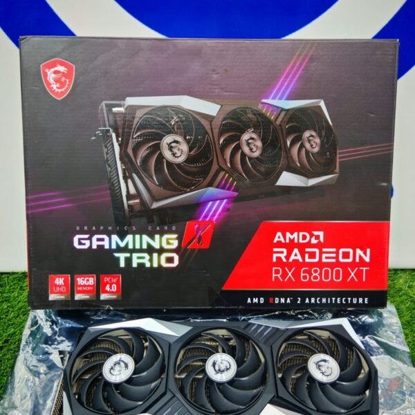Graphic Card Amd Redeon Rx 6800 Xt 16gb Ddr6 Msi Gaming X Trio
