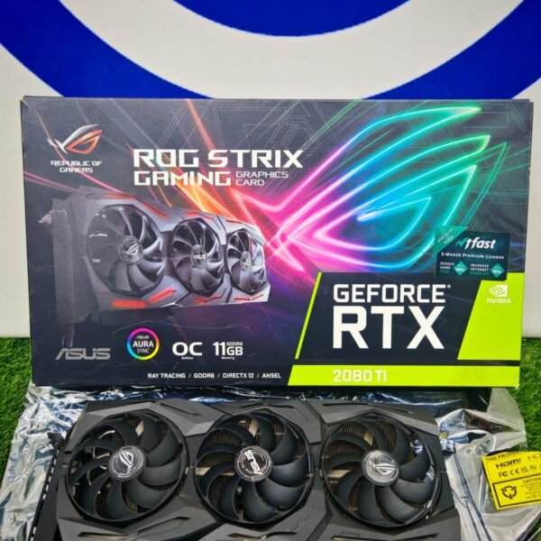 Graphic Card Nvidia Rtx 2080 Ti 11gb Ddr6 Asus Rog Strix Gaming oc Edition