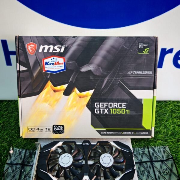 Graphic Card Nvidia Geforce Gtx 1050 ti 4gb Ddr5 Msi AfterBurner OC Edition Dual Fans