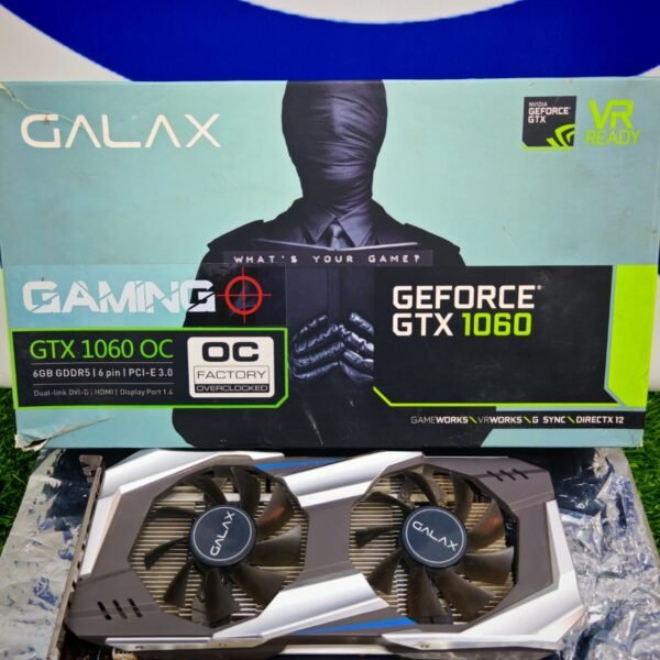 Graphic Card Nvidia Geforce Gtx 1060 6gb Ddr5 Galax Gaming OC Factory