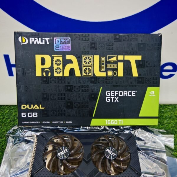 Graphic Card Nvidia Geforce Gtx 1660 ti 6gb Ddr6 Palit Dual Fans