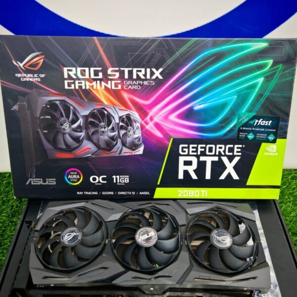 Graphic Card Nvidia Rtx 2080 Ti 11gb Ddr6 Asus Rog Strix Gaming oc Edition