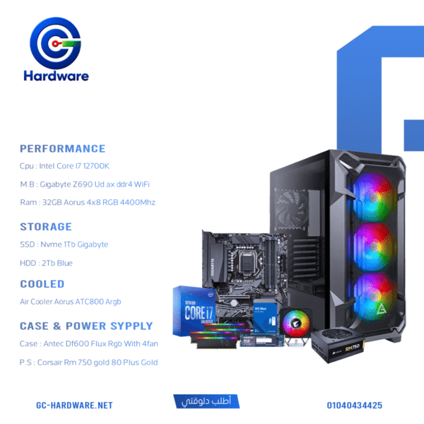 Intel Core i7-12700K 32GB RAM 1TB SSD Desktop PC Build