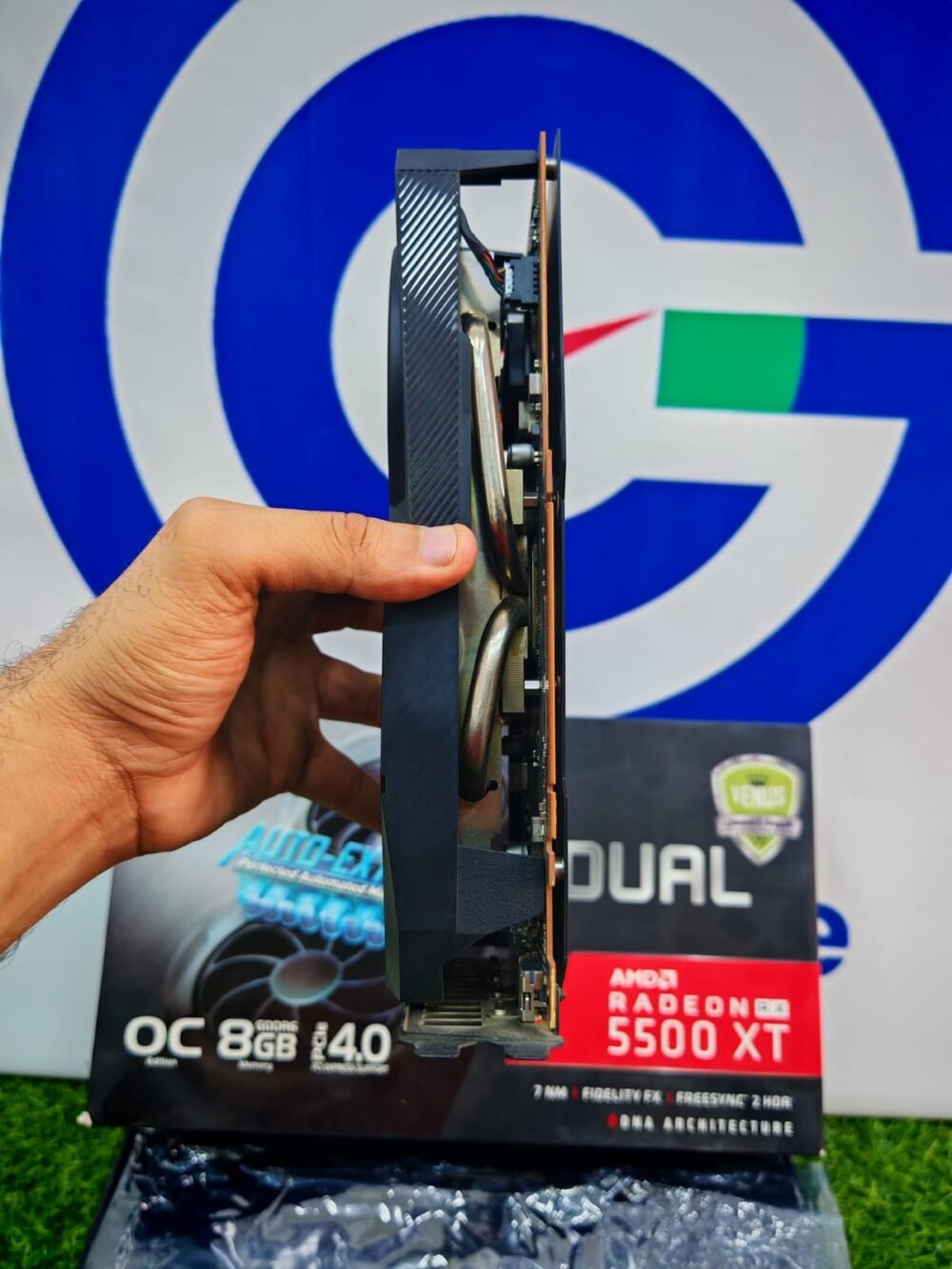 Asus Amd Redeon Rx 5500 Xt 8gb Gddr6 Dual Fan Graphics Card Black
