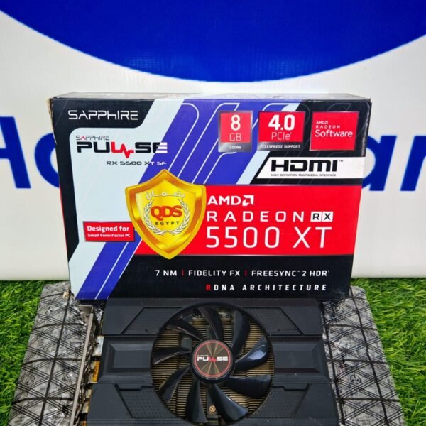 Graphic Card Amd Redeon Rx 5500 Xt 8gb Ddr6 Sapphire pulse 1fan