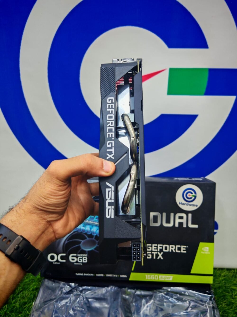 Asus Nvidia GeForce GTX 1660 Super 6GB GDDR6 Dual EVO OC Edition Dual Fan Graphic Card Black