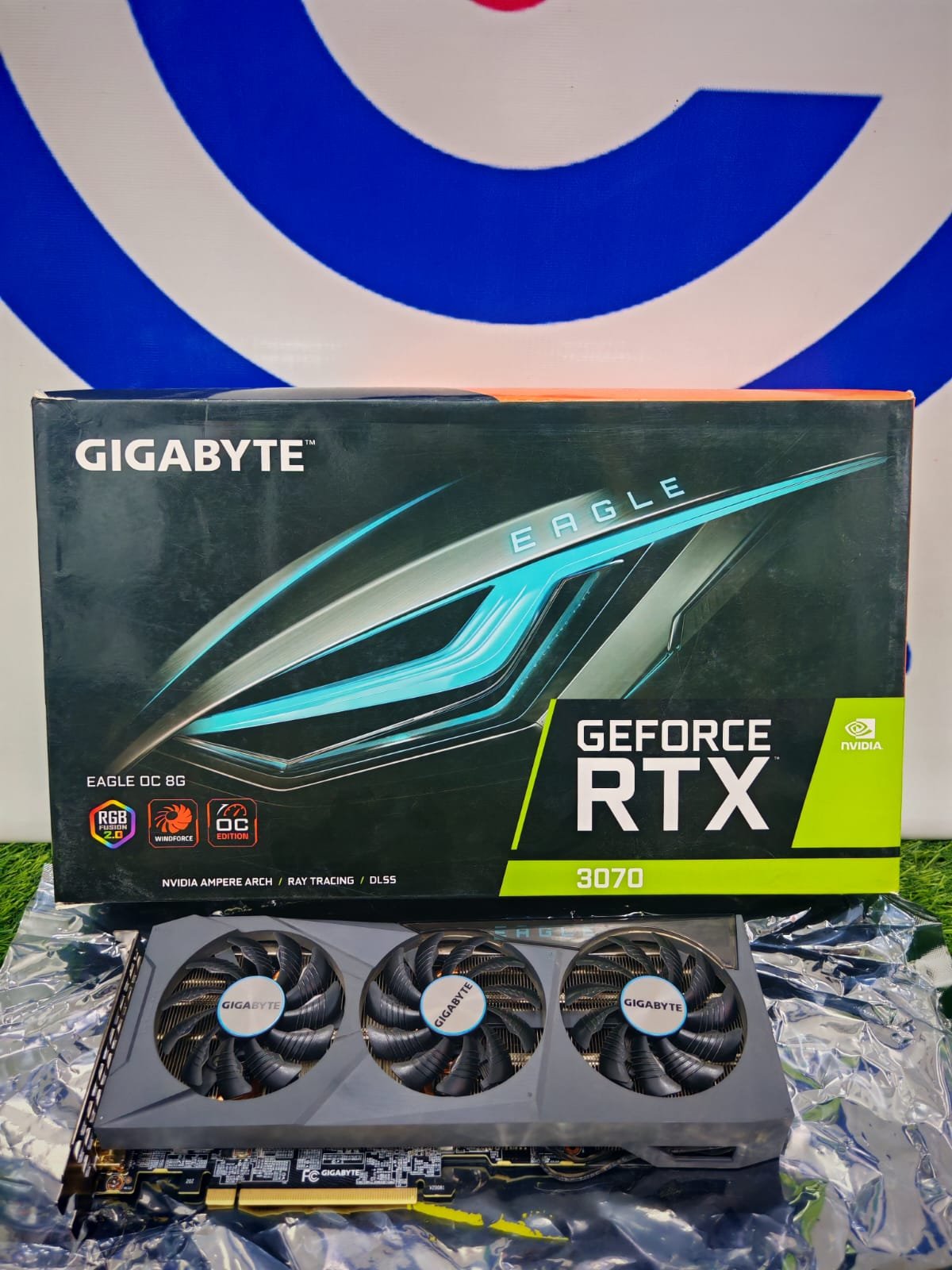Graphic Card Nvidia Geforce Rtx 3070 8gb Ddr6 Gigabyte Eagle OC 3fan