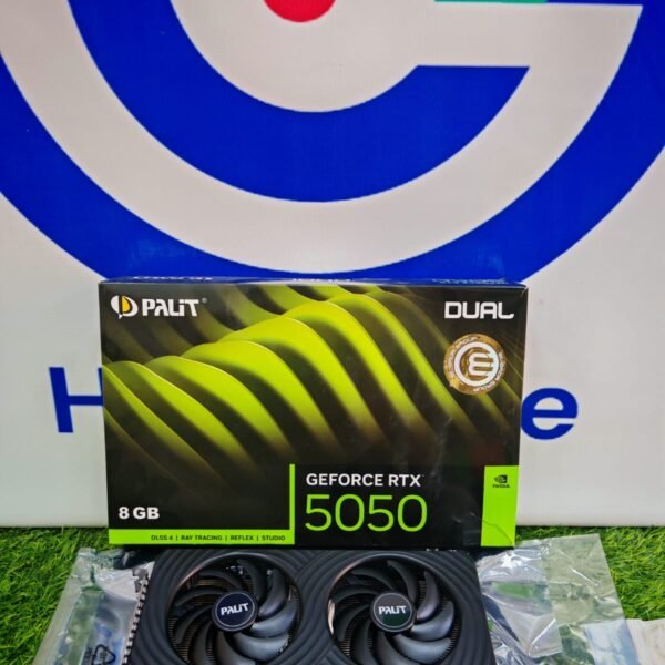 Palit Nvidia GeForce RTX 5050 8GB GDDR6 Dual Fan Graphics Card Black