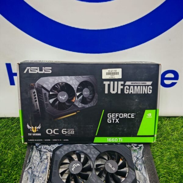 Graphic Card Nvidia Geforce Gtx 1660 Ti 6gb Ddr6 Asus Tuf Gaming oc Edition Dual fan