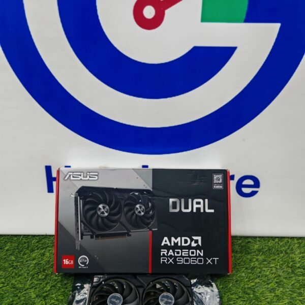 Graphic Card Amd Redeon Rx 9060 Xt 16gb Asus Dual OC Edition Black Dual fan