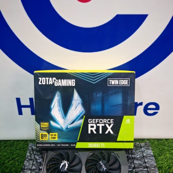 Graphic Card Nvidia Geforce Rtx 3060 Ti 8gb Ddr6 Zotac Gaming Twin Edge Black