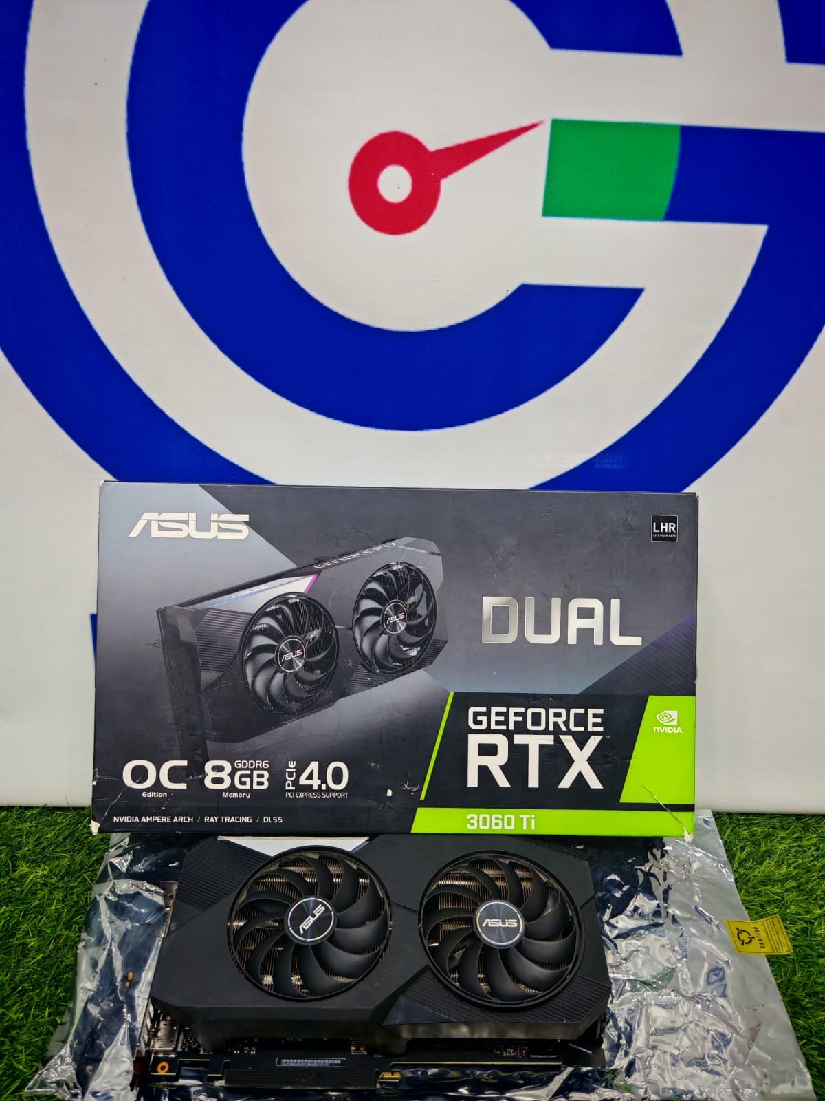 Graphic Card Nvidia Geforce Rtx 3060 Ti Lhr 8gb Ddr6 Asus Dual OC Edition