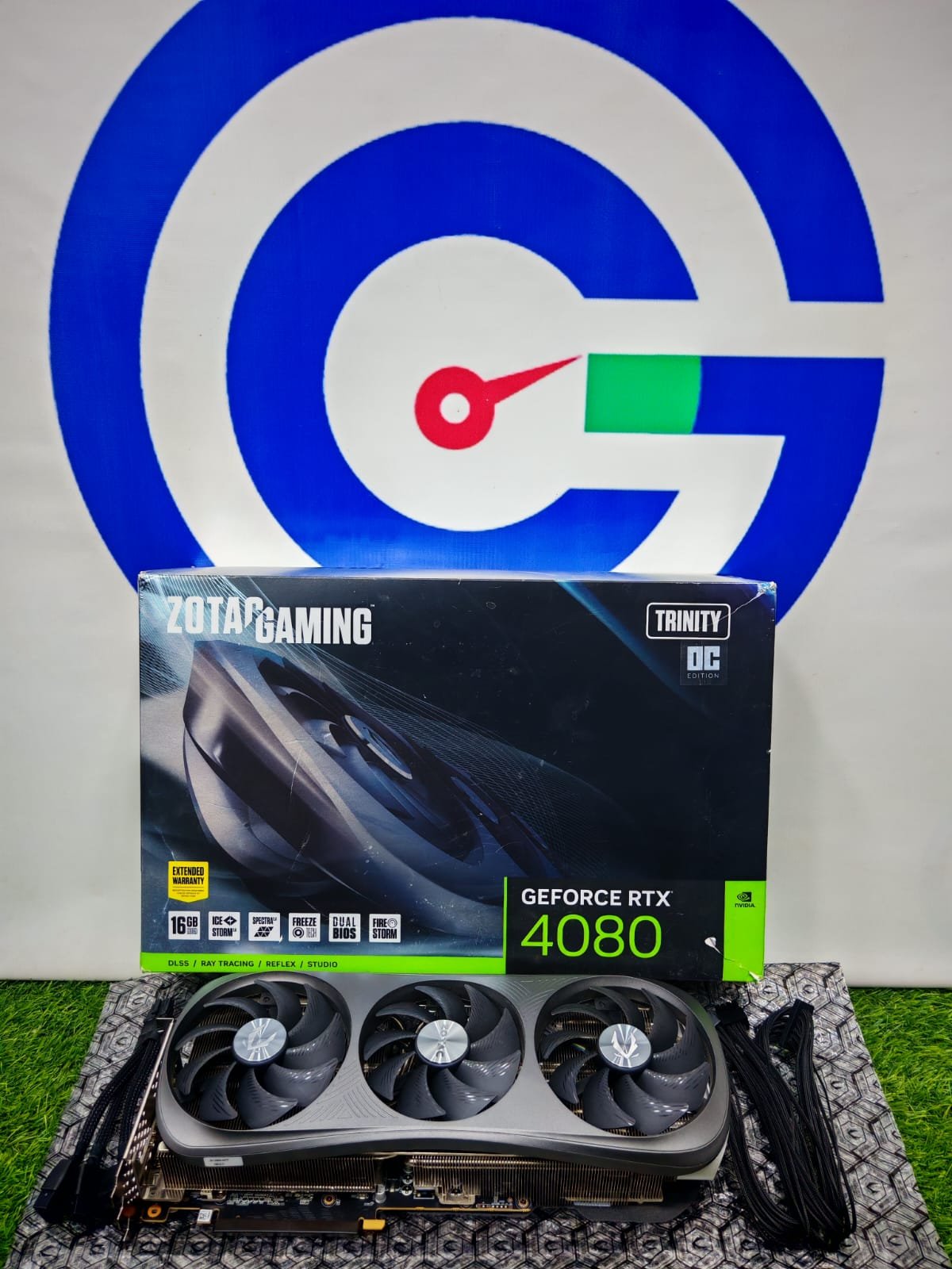 Graphic Card Nvidia Geforce Rtx 4080 16gb Ddr6X Zotac Gaming Trinity OC Black