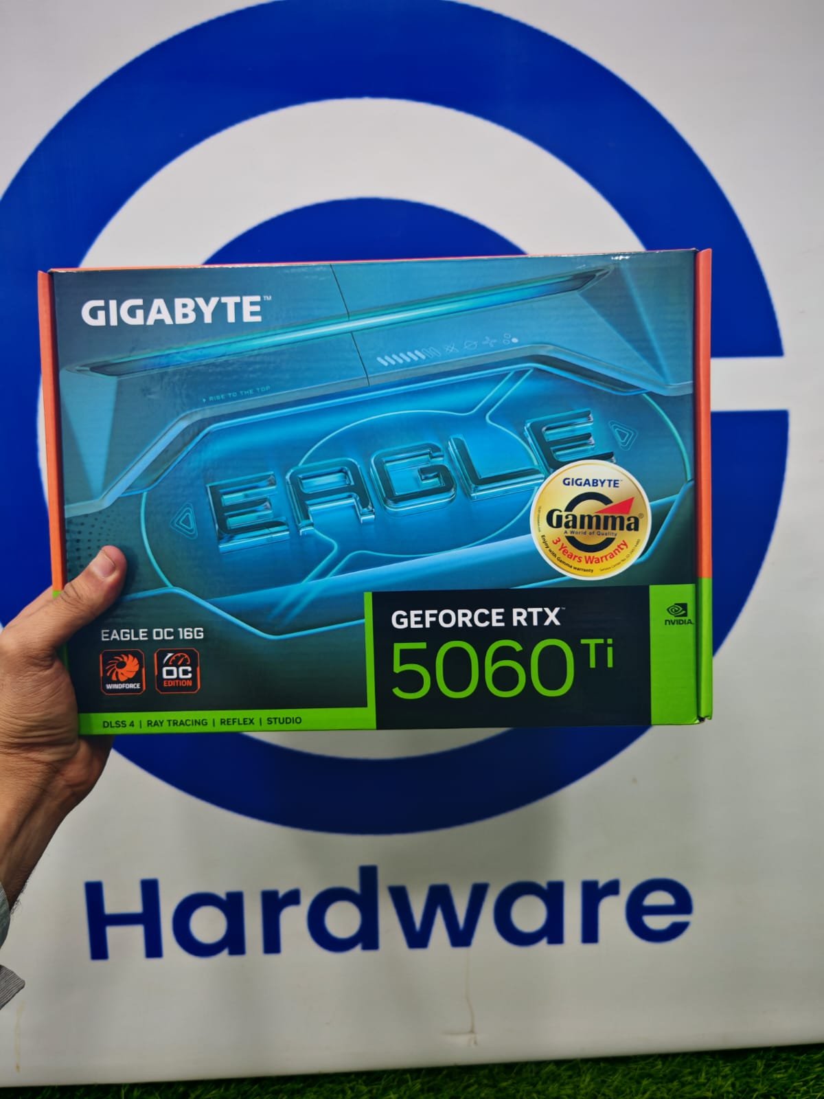 Graphic Card Nvidia Geforce Rtx 5060 Ti 16gb DDR7 Gigabyte Eagle OC Edition – Black – Dual Fan – New