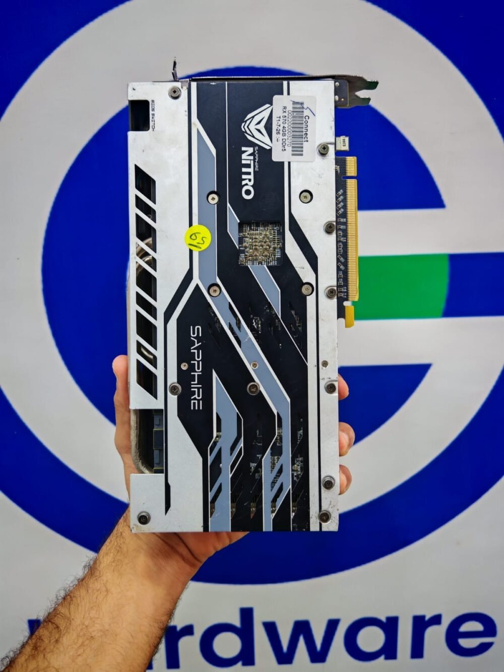 Graphic Card Amd Redeon Rx 570 4gb Ddr5 Sapphire Nitro Plus Dual fan