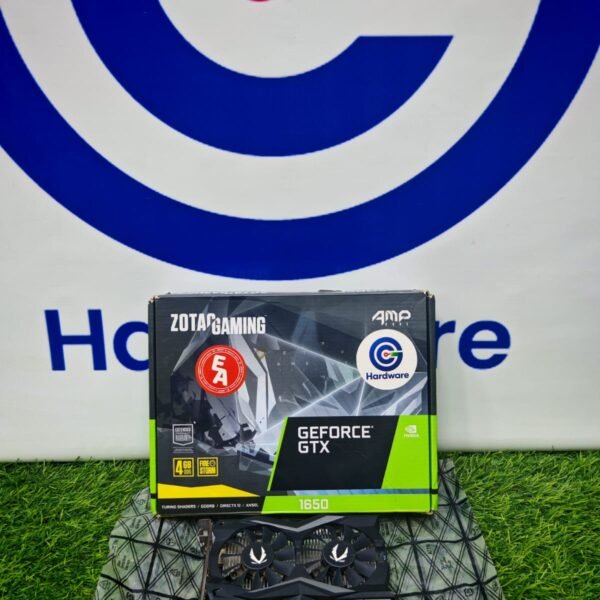 Graphic Card Nvidia Geforce Gtx 1650 4gb Ddr6 Zotac Amp Dual fan