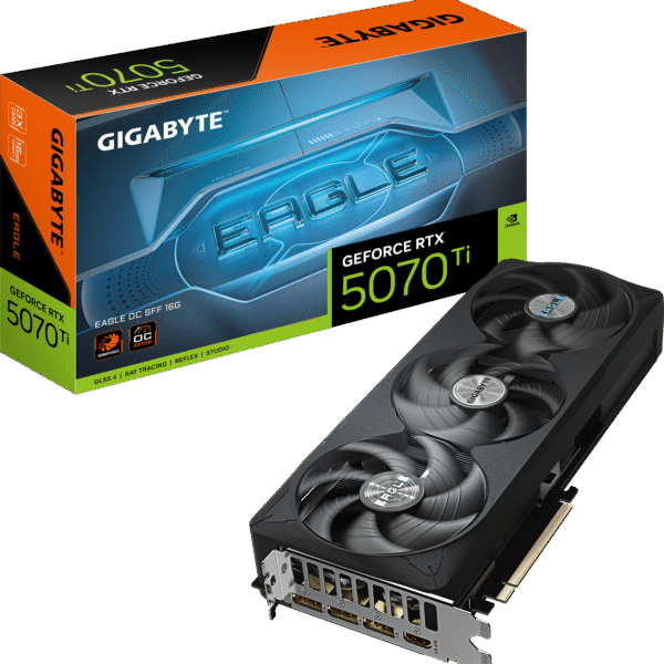 Graphic Card Nvidia Geforce Rtx 5070 Ti 16gb Ddr7 Gigabyte Eagle OC Black Edition Triple Fan -New