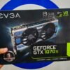 Graphic Card Nvidia Geforce Gtx 1070 Ti 8gb Ddr5 Evga Ftw2 ICX Gaming Dual fan Black