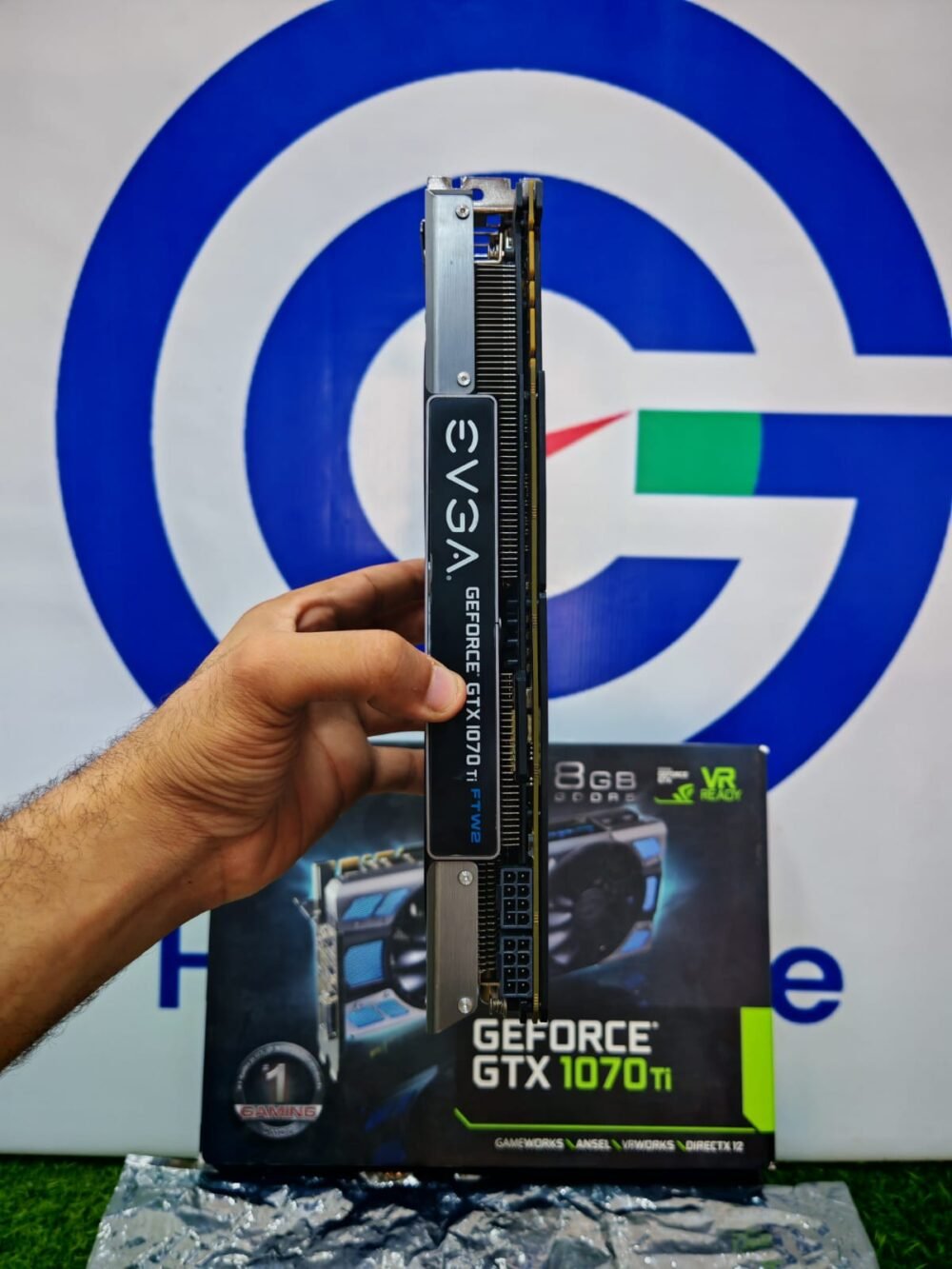 Graphic Card Nvidia Geforce Gtx 1070 Ti 8gb Ddr5 Evga Ftw2 ICX Gaming Dual fan Black