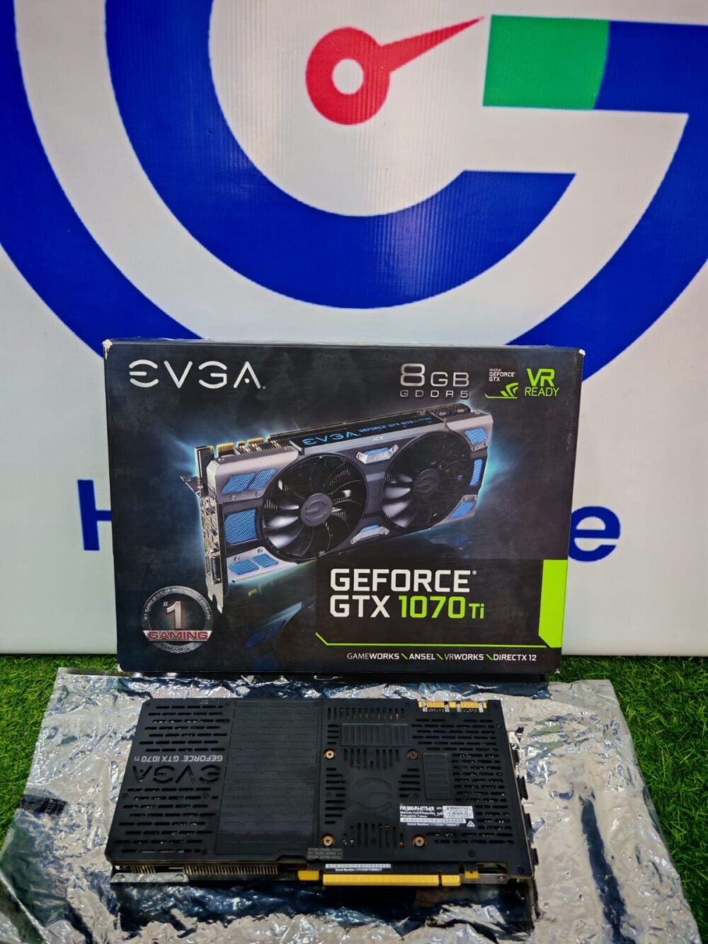 Graphic Card Nvidia Geforce Gtx 1070 Ti 8gb Ddr5 Evga Ftw2 ICX Gaming Dual fan Black