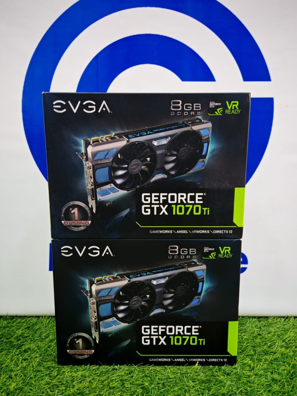 Graphic Card Nvidia Geforce Gtx 1070 Ti 8gb Ddr5 Evga Ftw2 ICX Gaming Dual fan Black