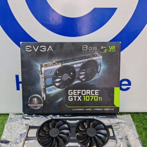 Graphic Card Nvidia Geforce Gtx 1070 Ti 8gb Ddr5 Evga Ftw2 ICX Gaming Dual fan Black