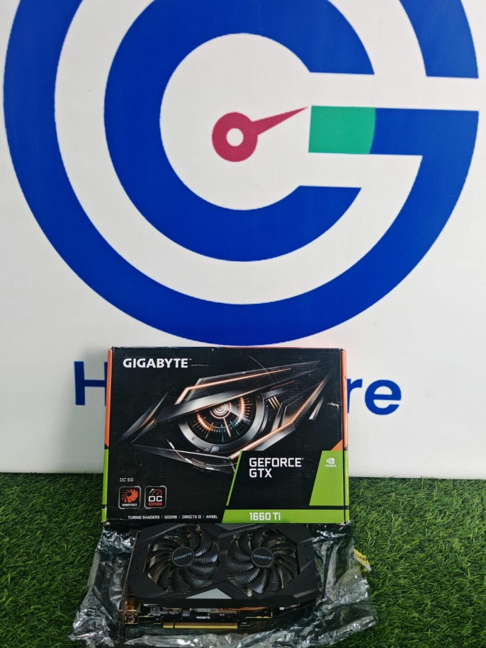 Gigabyte Nvidia GeForce GTX 1660 Ti 6GB GDDR6 OC Edition Dual Fan Graphics Card Black With Original Box