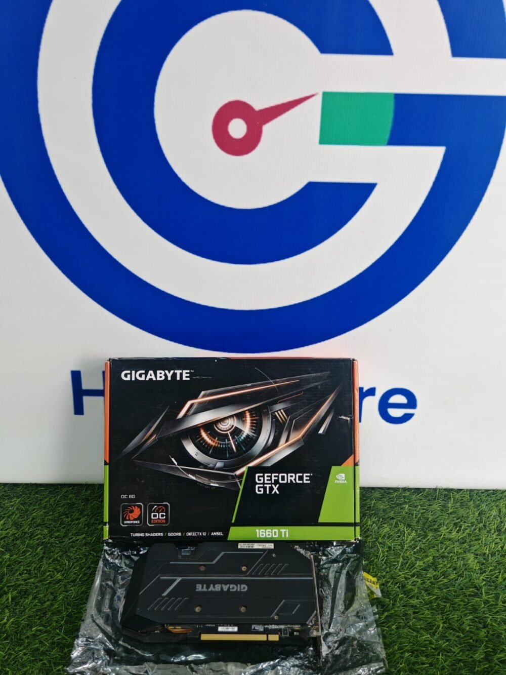 Gigabyte Nvidia GeForce GTX 1660 Ti 6GB GDDR6 OC Edition Dual Fan Graphics Card Black With Original Box