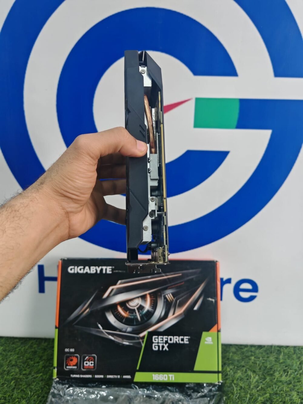 Gigabyte Nvidia GeForce GTX 1660 Ti 6GB GDDR6 OC Edition Dual Fan Graphics Card Black With Original Box