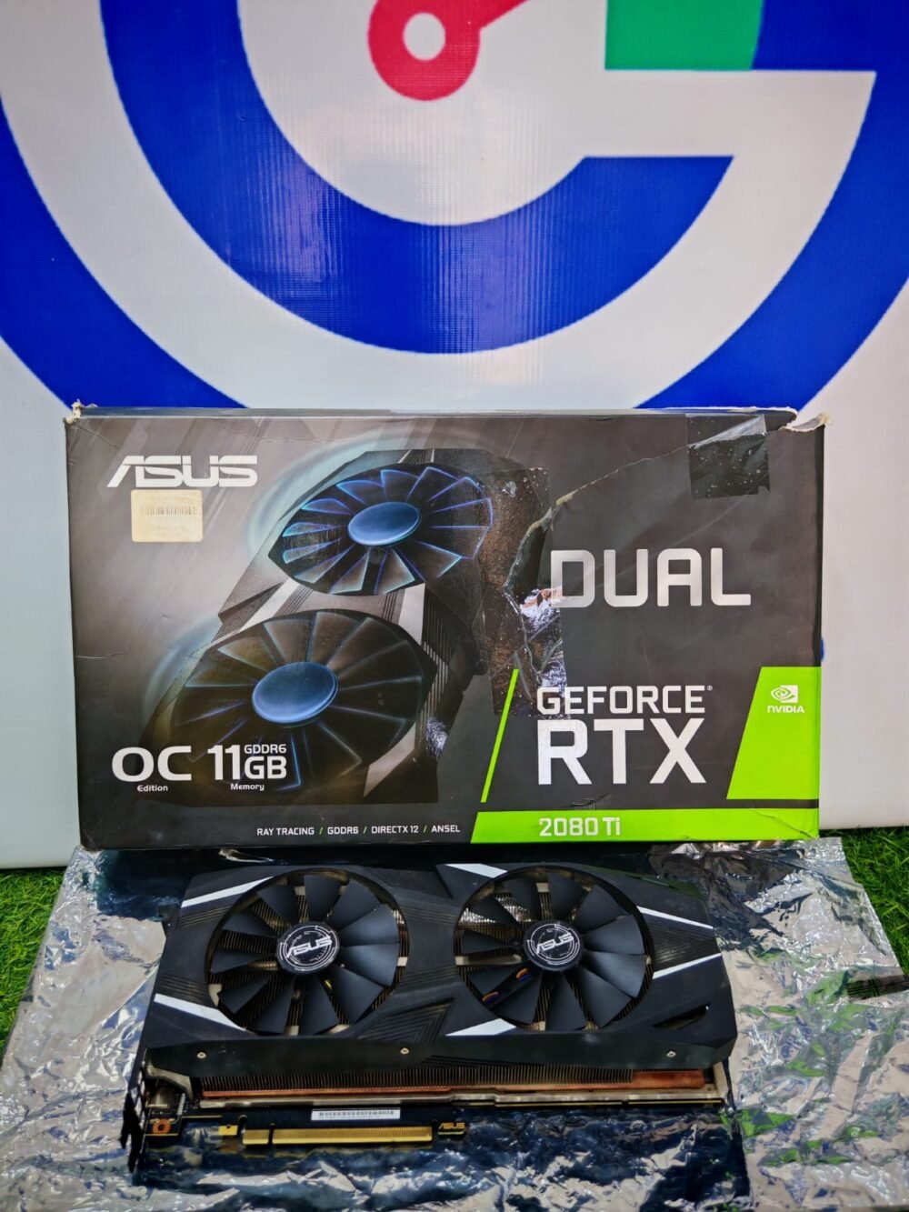 Graphic Card Nvidia Geforce Rtx 2080 Ti 11gb Ddr6 Asus Dual OC Edition
