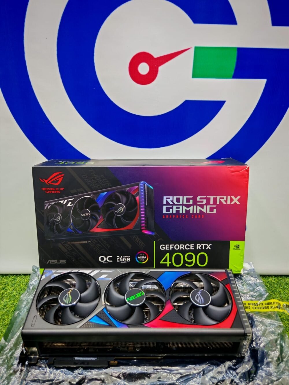 Asus Nvidia GeForce RTX 4090 24GB GDDR6X ROG Strix Gaming OC Edition Triple Fan Graphics Card With Original Box