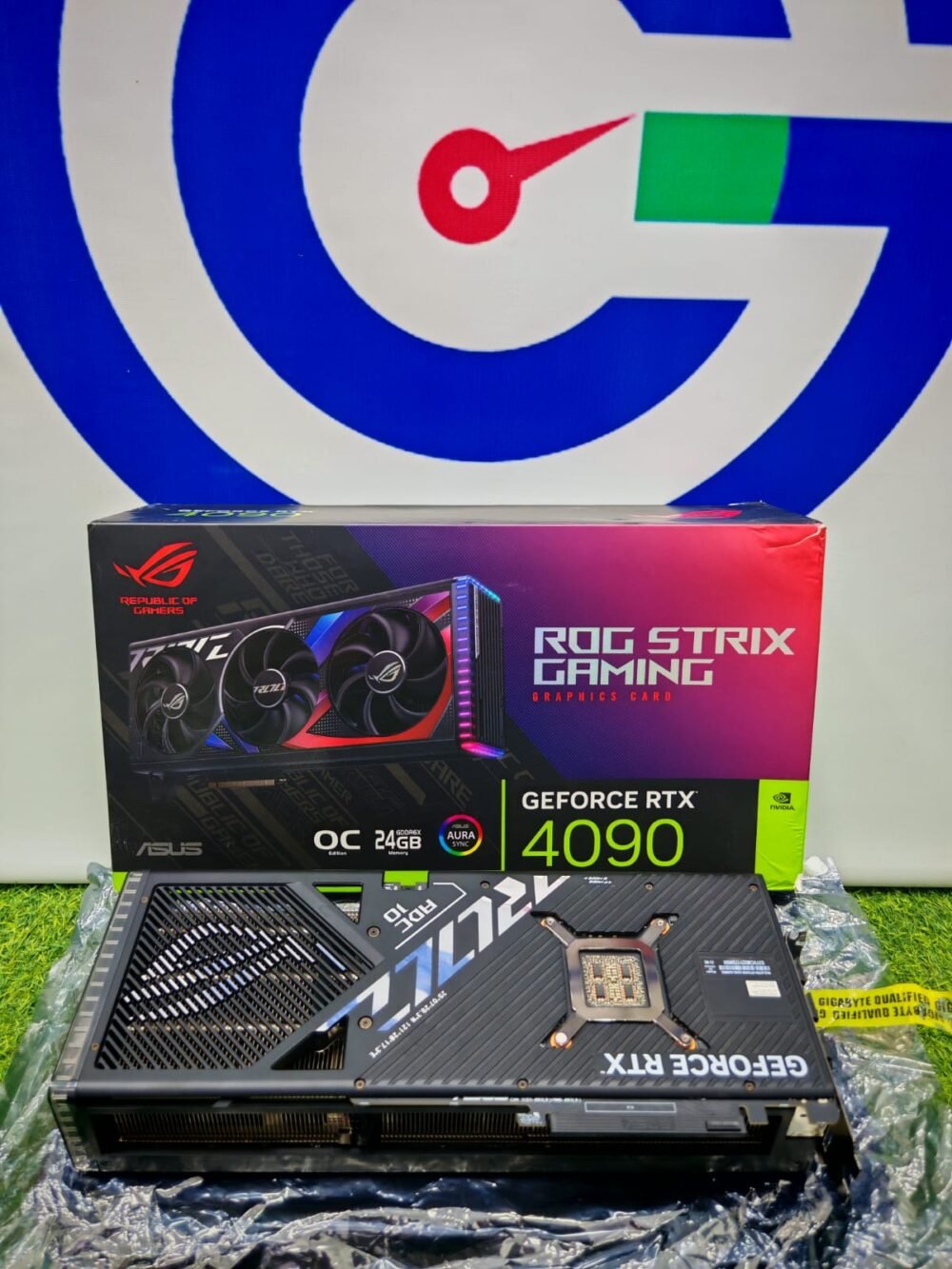 Asus Nvidia GeForce RTX 4090 24GB GDDR6X ROG Strix Gaming OC Edition Triple Fan Graphics Card Black With Original Box