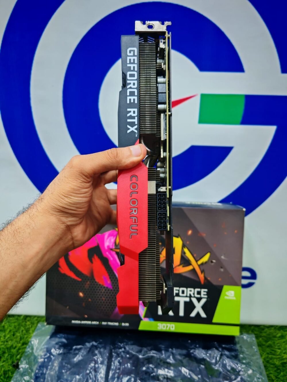 Colorful Nvidia Geforce Rtx 3070 8gb Gddr6 Battle AX Triple Fan Graphic Card With Box