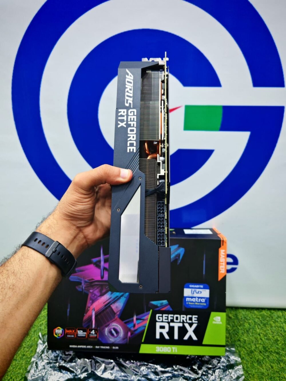 Gigabyte Nvidia Geforce RTX 3080 Ti 12GB GDDR6X Aorus Master Triple Fan Graphics Card With Original Box