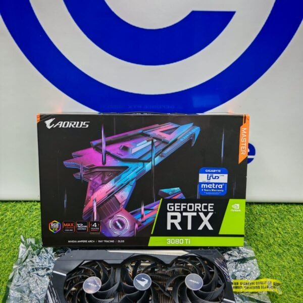 Gigabyte Nvidia Geforce RTX 3080 Ti 12GB GDDR6X Aorus Master Triple Fan Graphics Card With Original Box