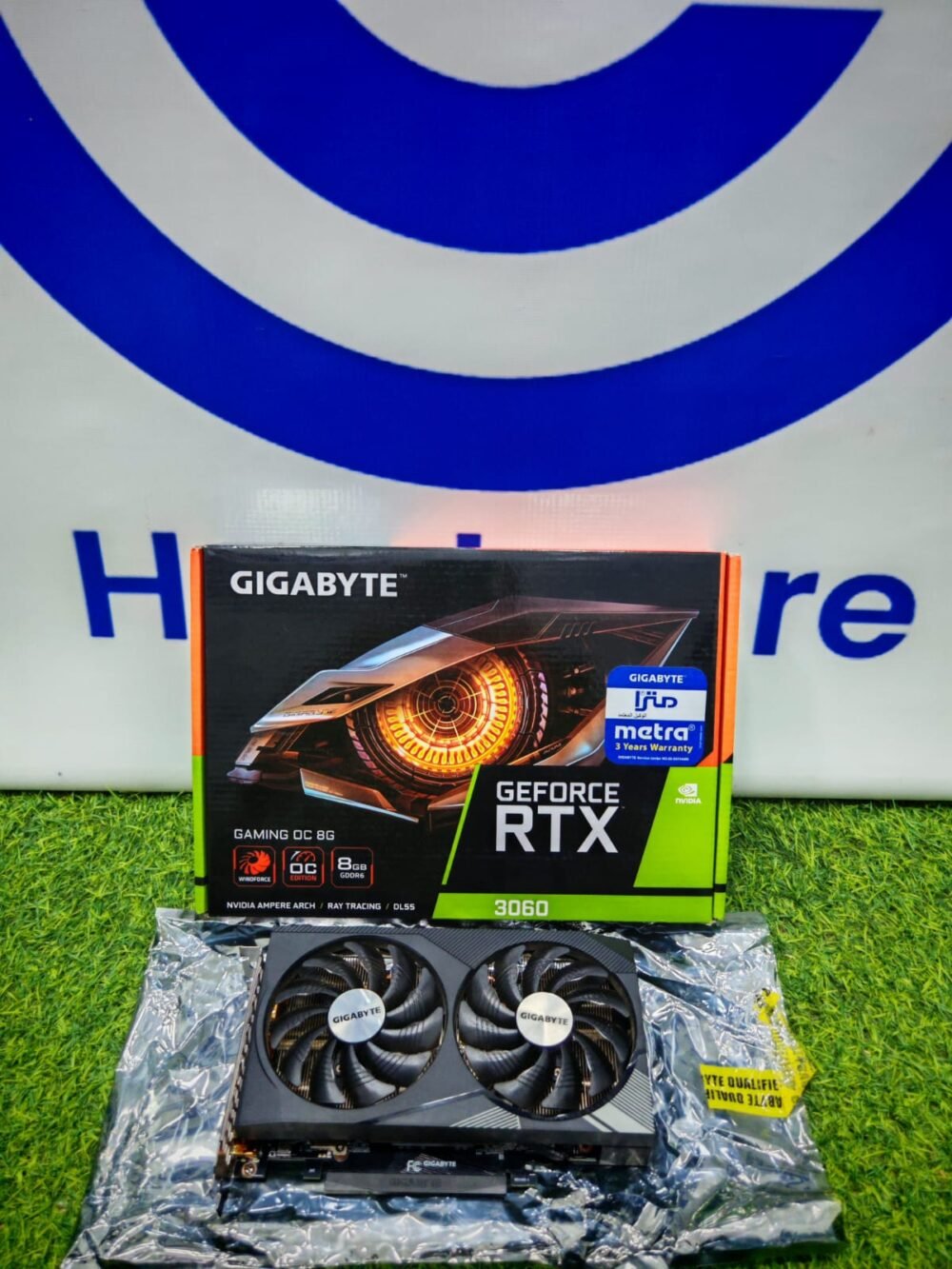 Gigabyte Nvidia Geforce RTX 3060 8GB GDDR6 Windforce OC Edition Dual Fan Graphics Card Come With Original Box