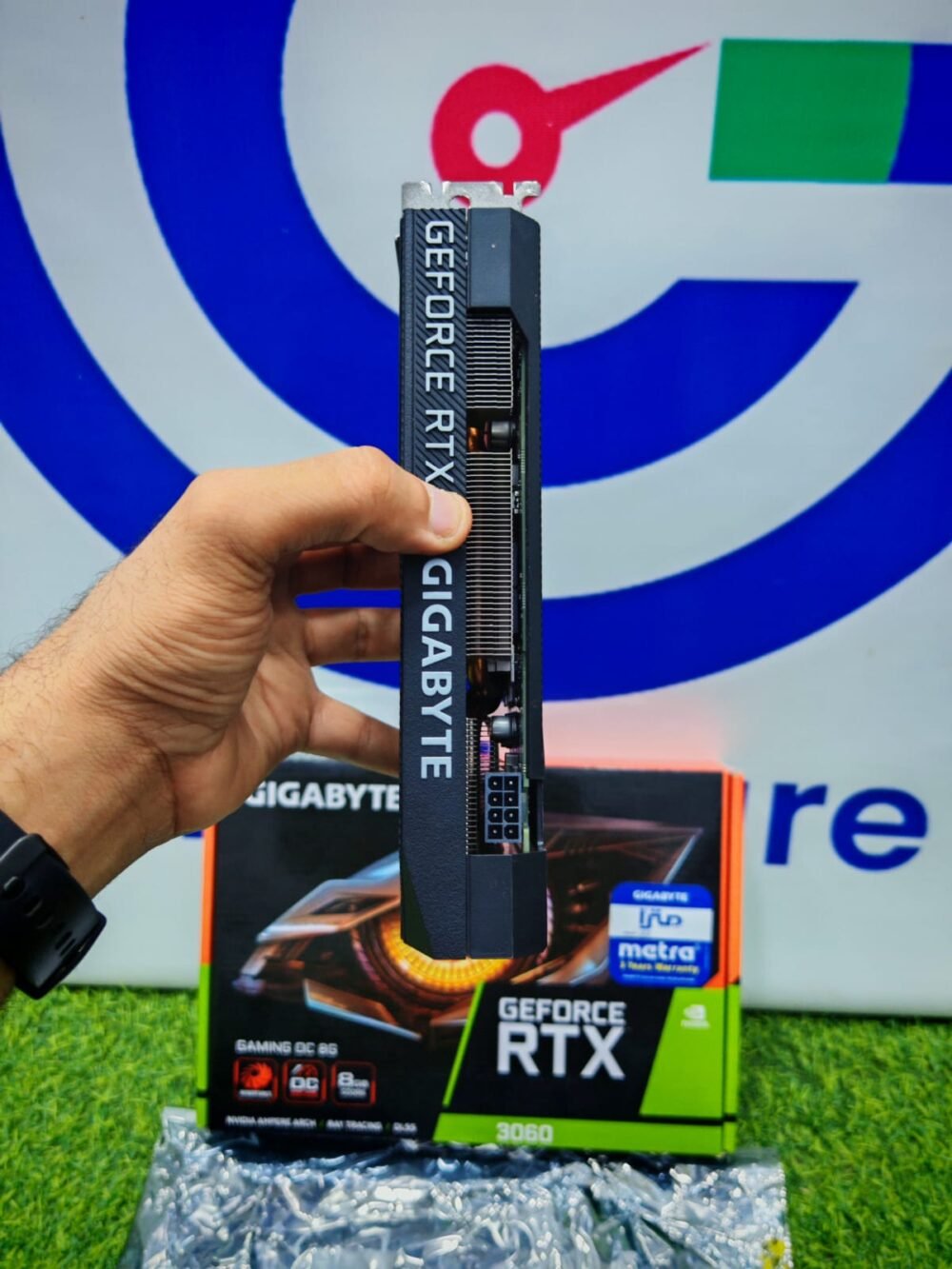 Gigabyte Nvidia Geforce RTX 3060 8GB GDDR6 Windforce OC Edition Dual Fan Graphics Card Come With Original Box