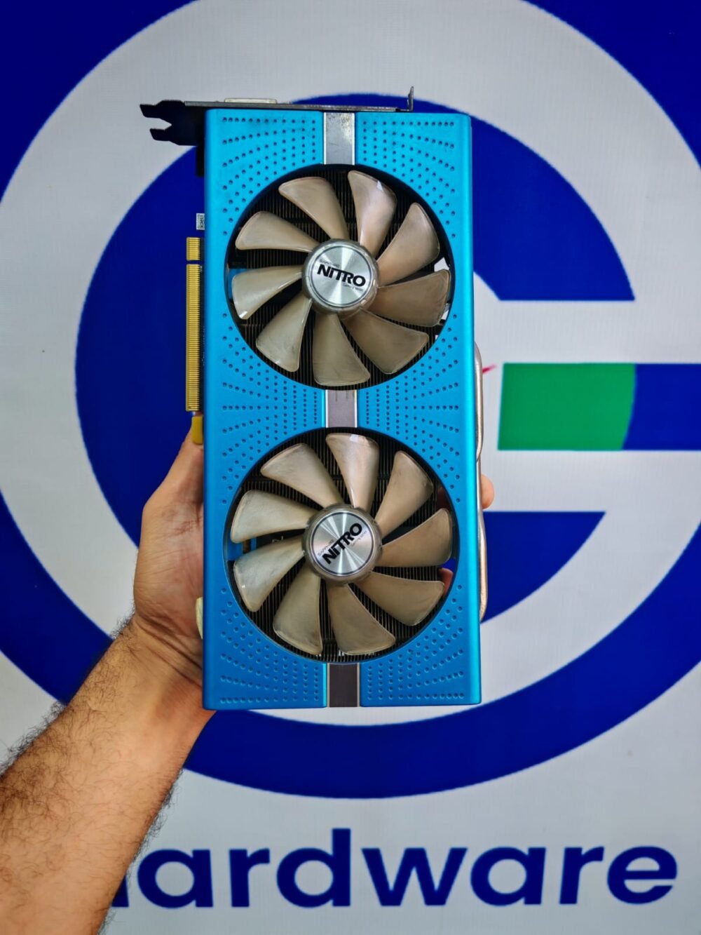 Sapphire AMD Radeon RX 590 GME 8GB GDDR5 Nitro Plus Special Edition Dual Fan Graphics Card Metallic Blue