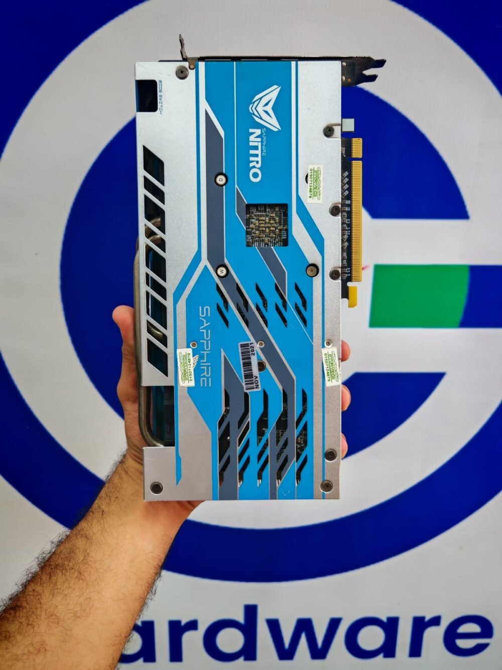 Sapphire AMD Radeon RX 590 GME 8GB GDDR5 Nitro Plus Special Edition Dual Fan Graphics Card Metallic Blue